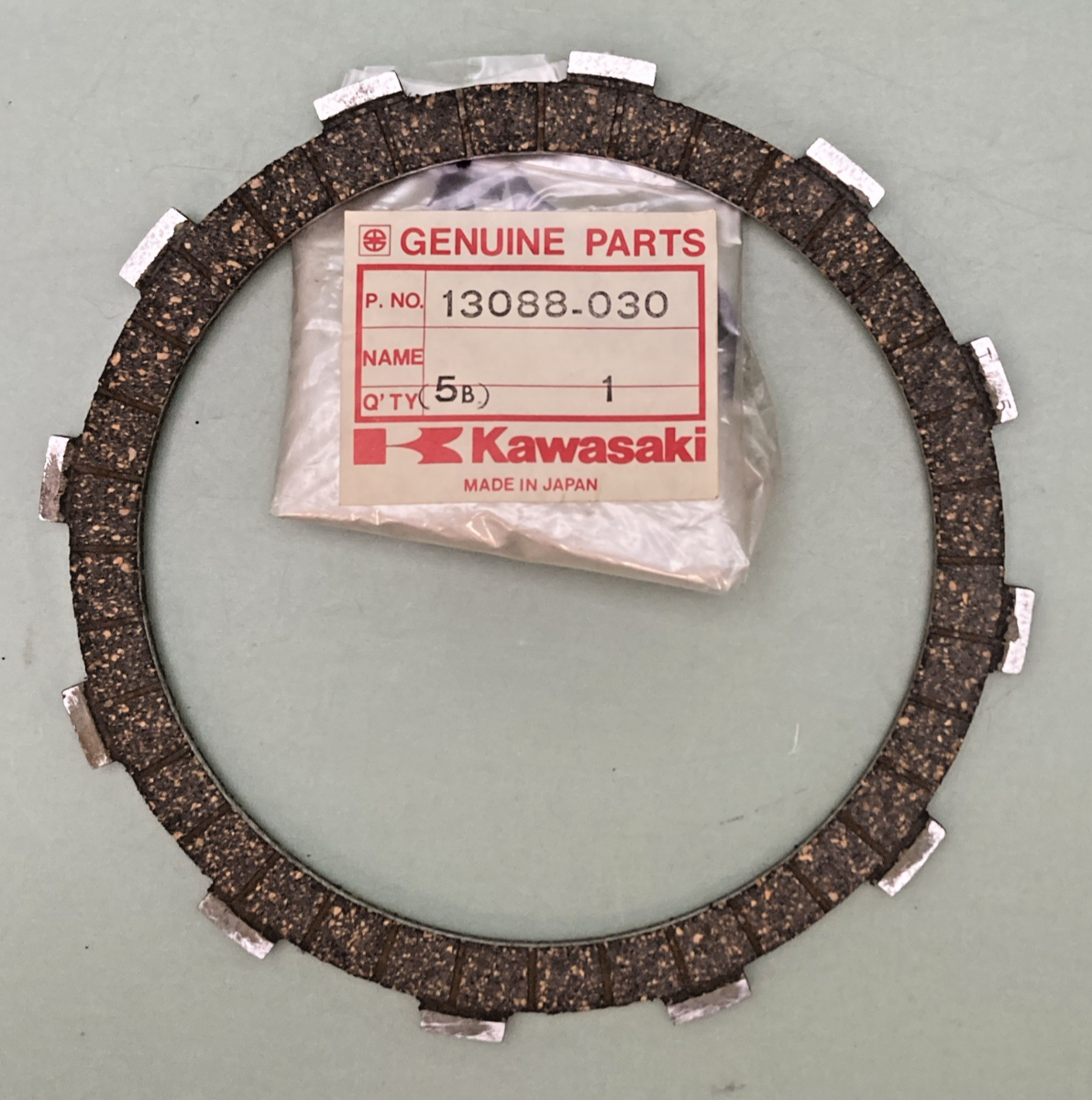 NEW GENUINE KAWASAKI 13088-030 CLUTCH FRICTION PLATE
