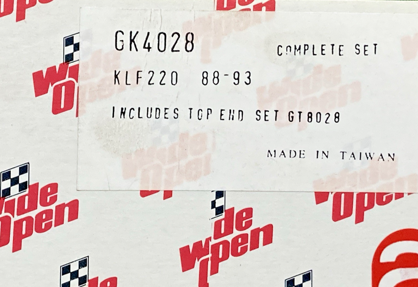 NEW GENUINE J&M GK4028 GASKET SET