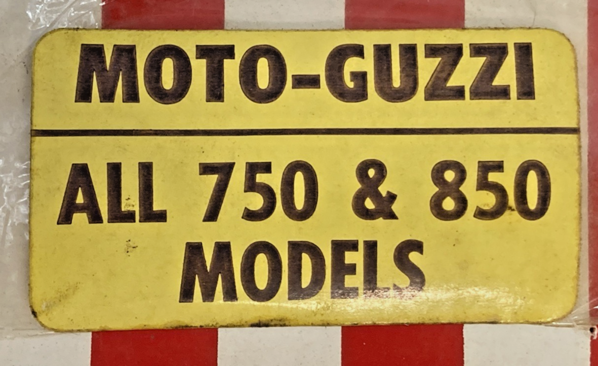NEW GENUINE BEST GASKET CYCLE DIVISION GASKET SET FOR ALL 750 & 850 MOTO-GUZZI