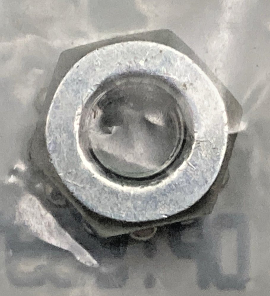 QTY 10 NEW GENUINE HARLEY-DAVIDSON 7629 HEX NUT