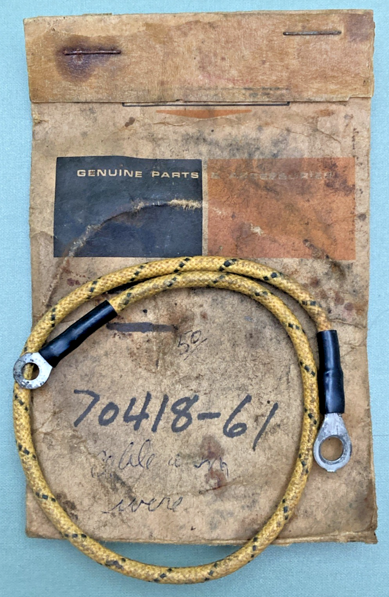 NEW GENUINE HARLEY DAVIDSON 70418-61 Flasher wire / horn to switch (yellow)