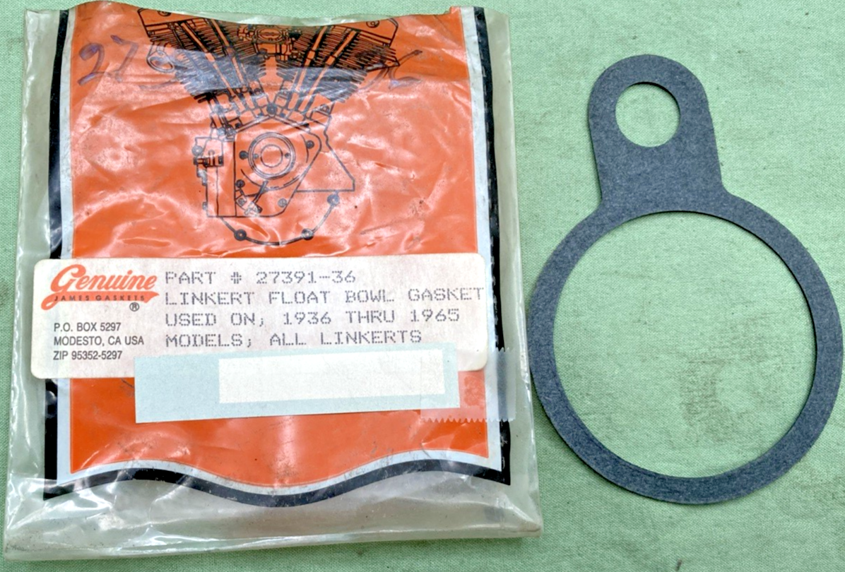 NEW GENUINE JAMES GASKET 27391-36 LINKERT BOWL GASKET