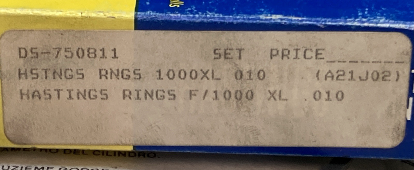 NEW GENUINE HASTINGS 2M7003010 PISTON RING SET 2 CYL