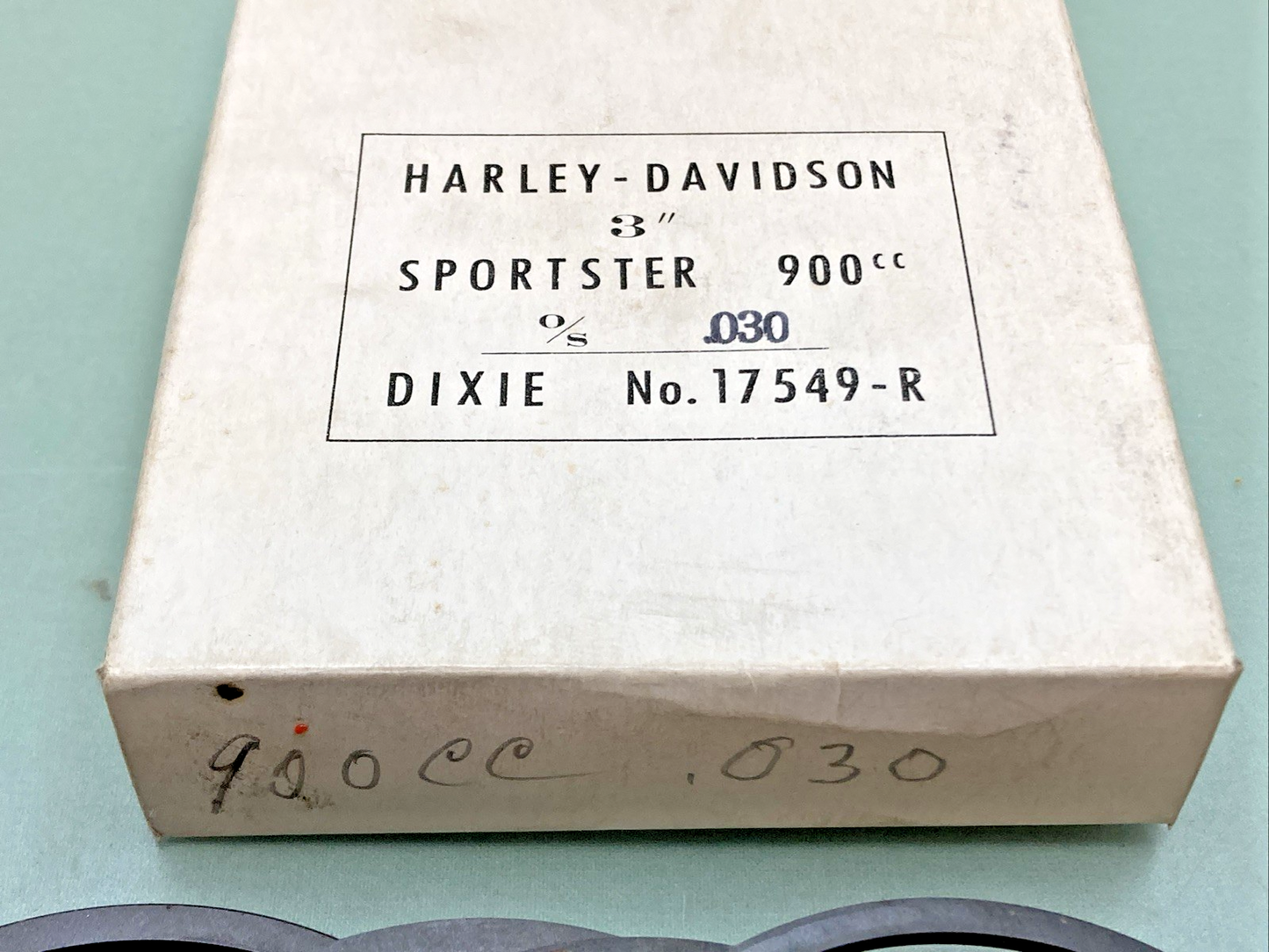 NEW GENUINE DIXIE 17549-R 030 PISTON RING SET HARLEY DAVIDSON