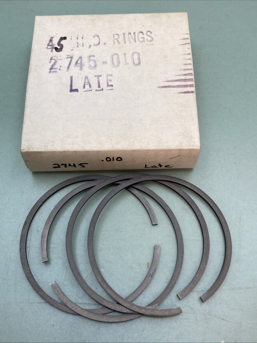 NEW REPLACES HARLEY DAVIDSON 2745-010 PISTON RING SET 2745L 010