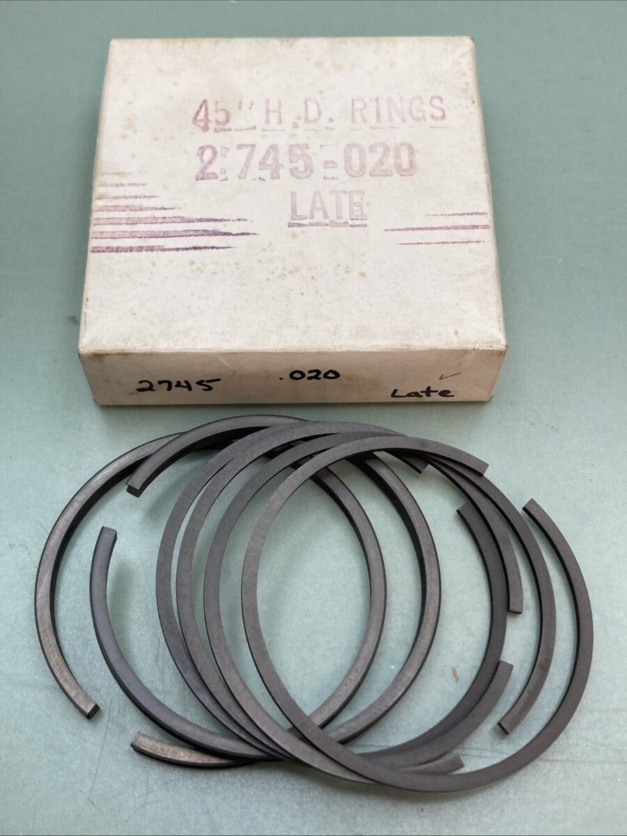 NEW REPLACES HARLEY DAVIDSON 2745-020 PISTON RING SET 2745L 020