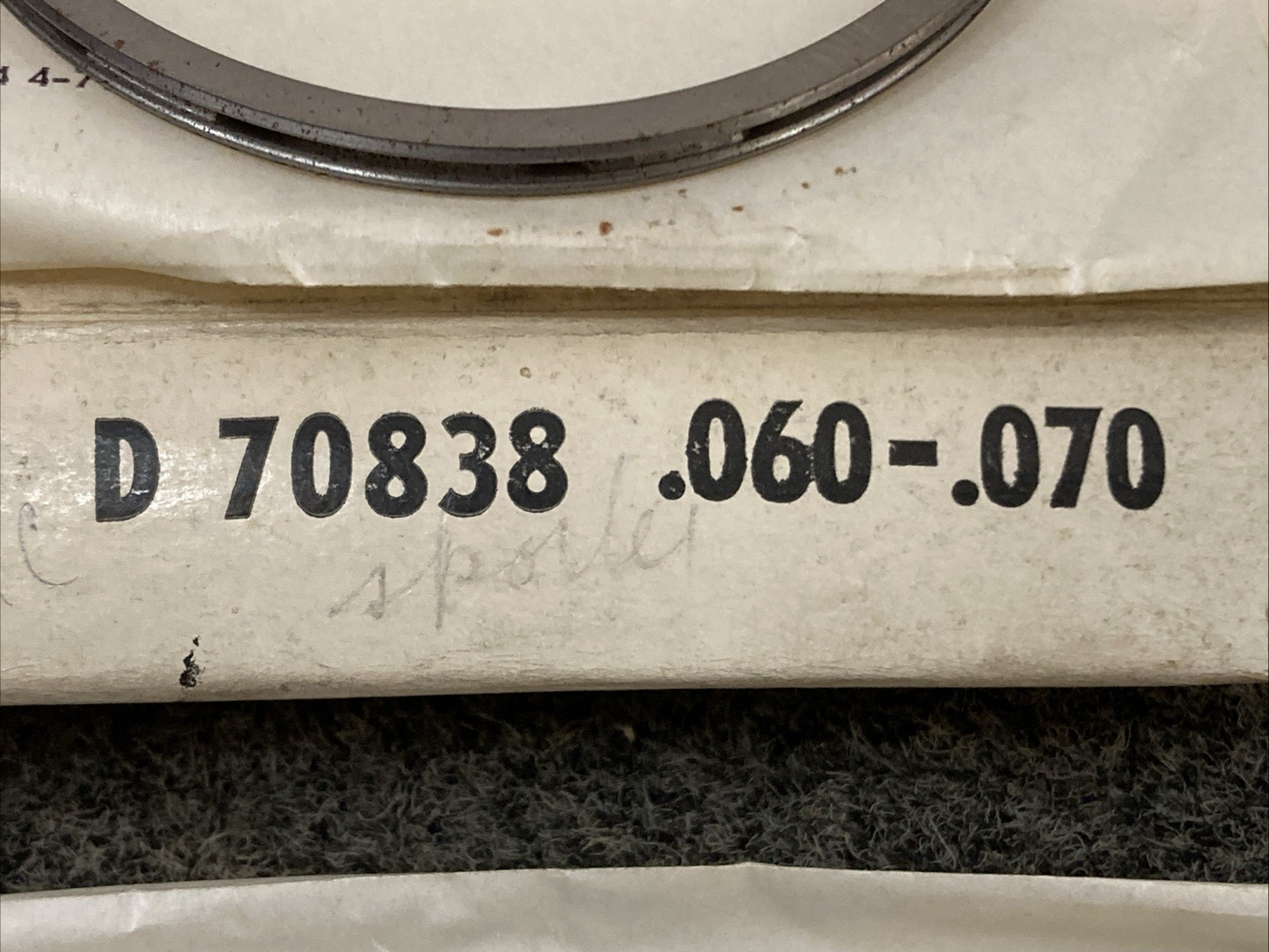 NEW REPLACES DIXIE D70838 -.060 .070 PISTON RING SET HARLEY DAVIDSON