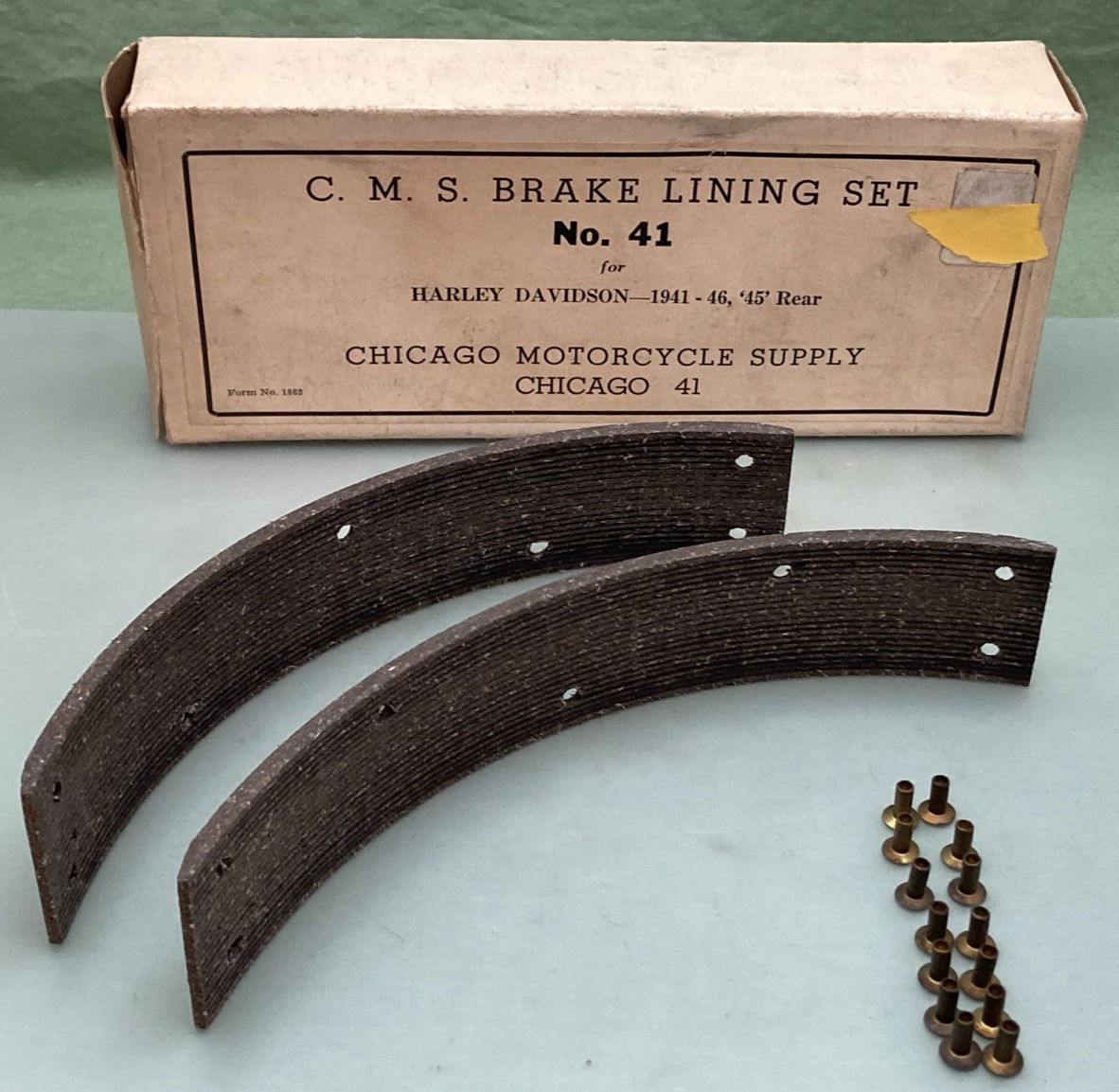 NEW GENUINE C.M.S. 41849-41 C.M.S. BRAKE LINING SET NO. 41