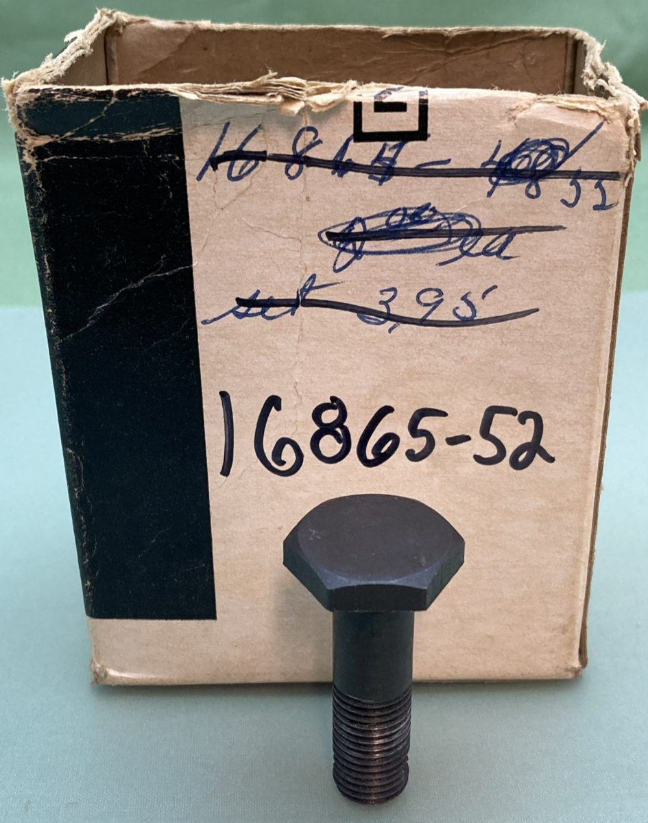 NEW GENUINE HARLEY DAVIDSON 16865-52 Bolt, top motor mount - cotter pin hole