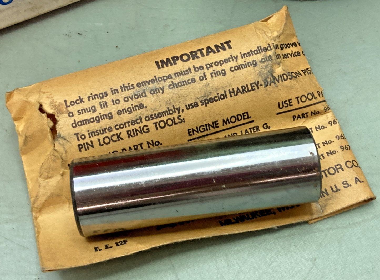 NEW GENUINE HARLEY DAVIDSON 22259-29C PISTON WITH PIN