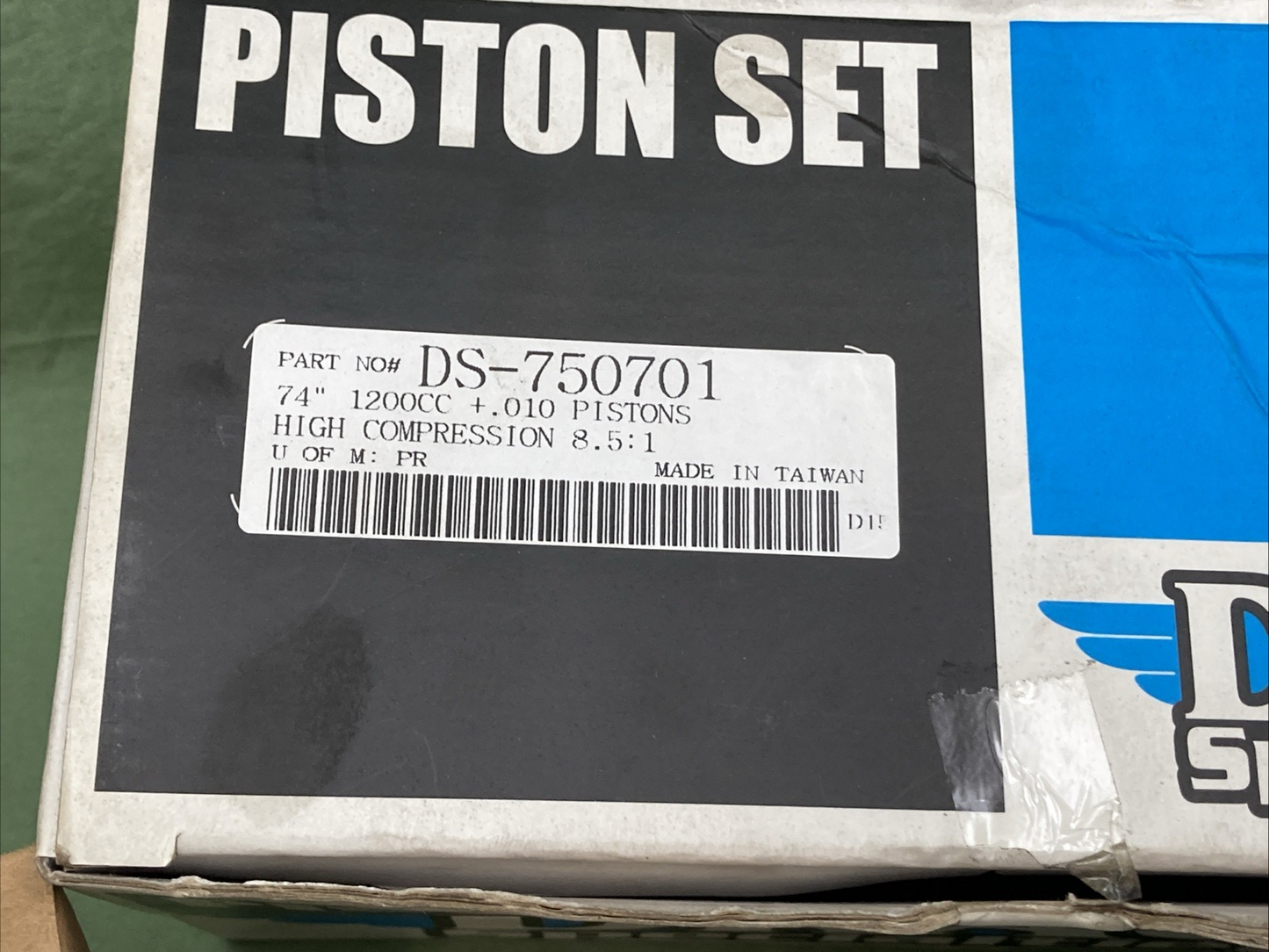 NEW GENUINE DRAG SPECIALTIES DS-750701 Piston Set