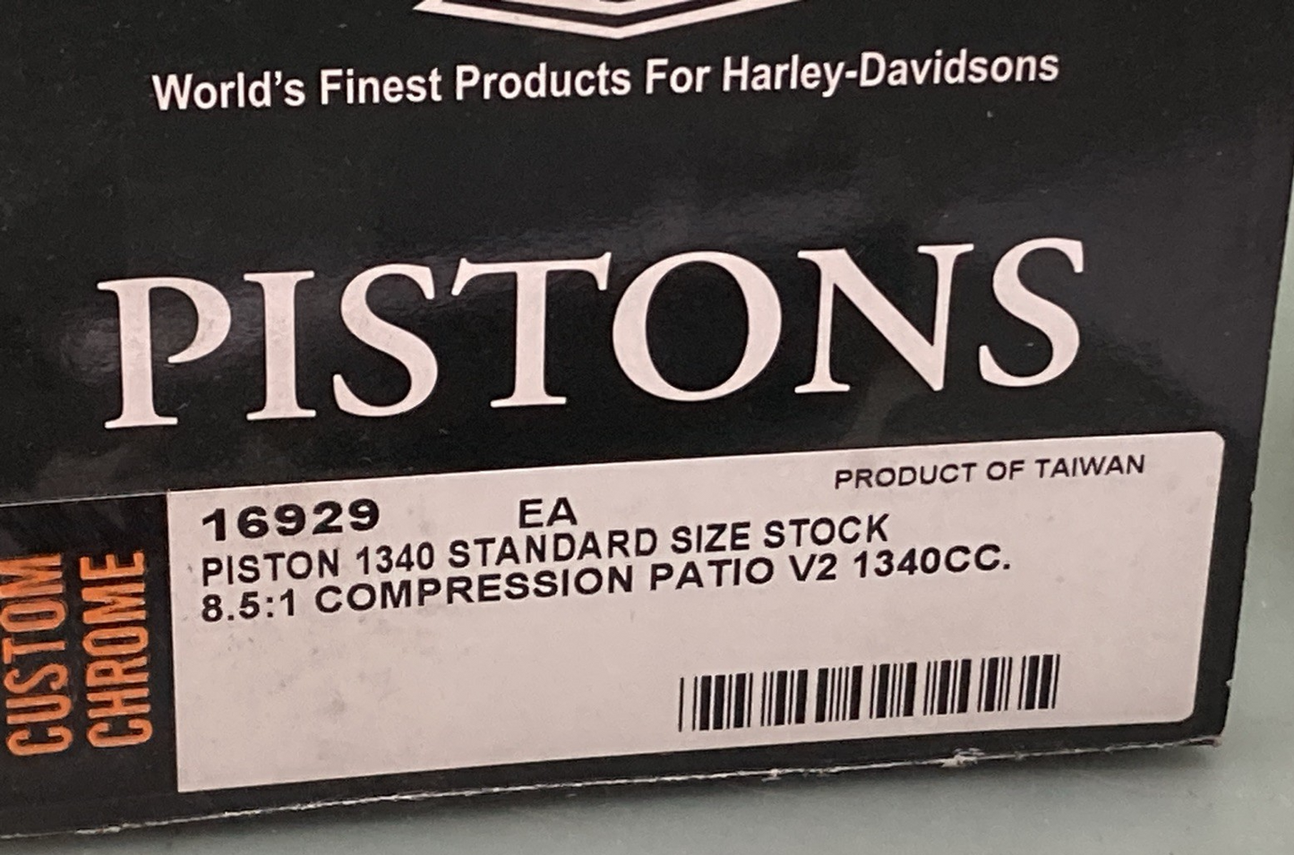 NEW GENUINE CUSTOM CHROME 16929 PISTON KIT
