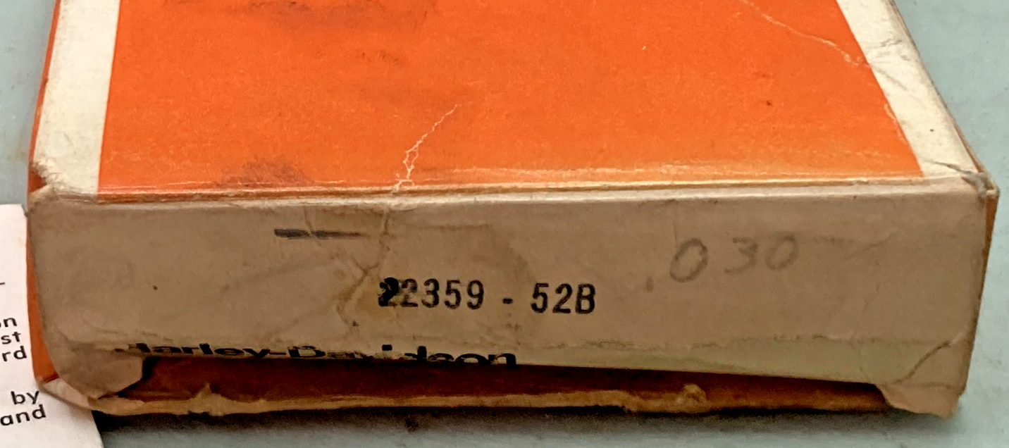 NEW GENUINE HARLEY DAVIDSON 22359-52B PISTON RING SET