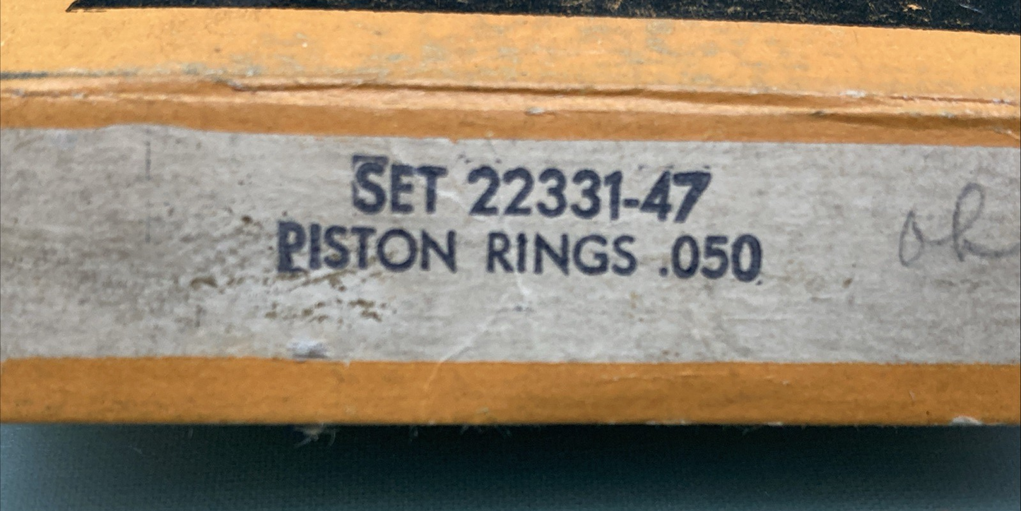 NEW GENUINE HARLEY DAVIDSON 22331-47 Piston Ring Set .050"
