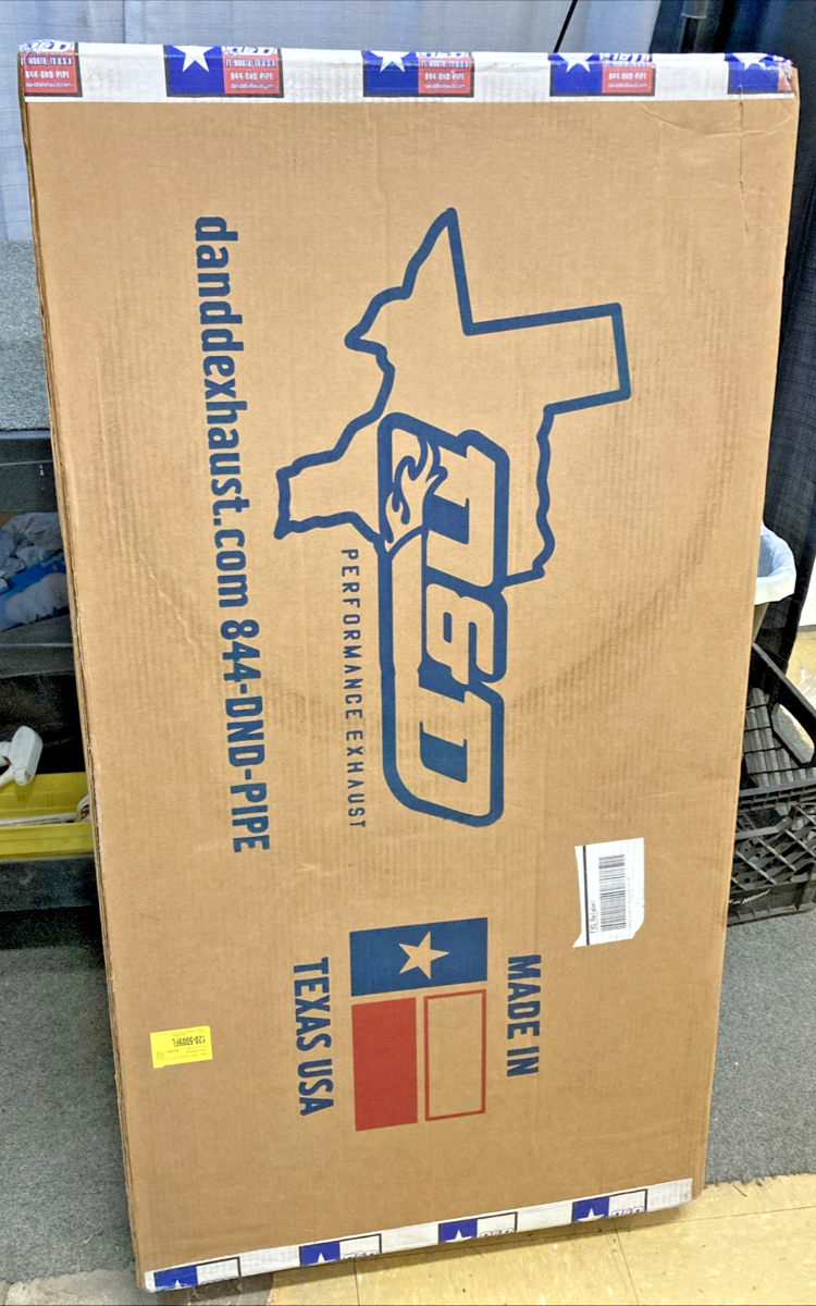 NEW GENUINE D&D 650Z-32JBB M8 BILLET CAT 2:1 EXHAUST FOR HARLEY DAVIDSON