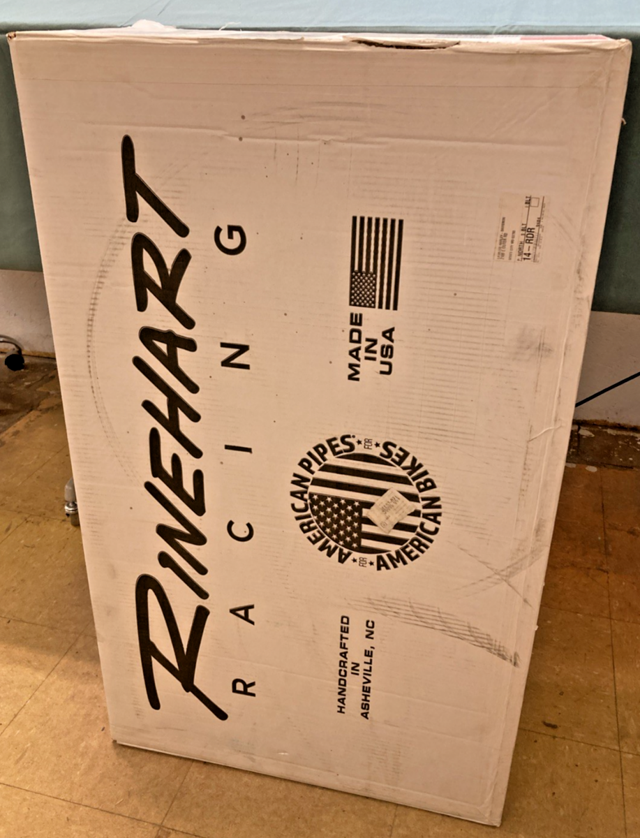 NEW GENUINE RINEHART RACING 100-0453 SLIMLINE DUALS HEADER KIT FOR HD