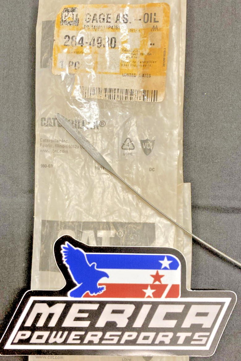 NEW GENUINE CATERPILLAR 284-4930 DIPSTICK OIL LEVEL GAUGE (YLW TOP)