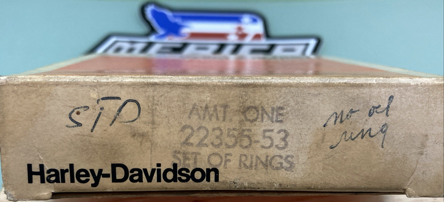 NEW GENUINE HARLEY DAVIDSON 22355-53 Ring set, piston
