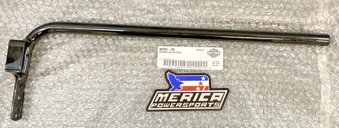 NEW GENUINE HARLEY DAVIDSON 90781-93 RH SADDLEBAG SUPPORT