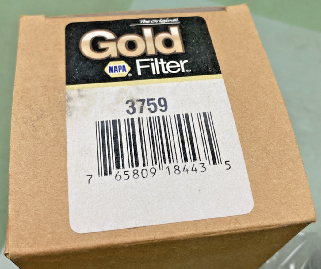 NEW GENUINE NAPA 3759 FUEL/WATER SEPARATOR