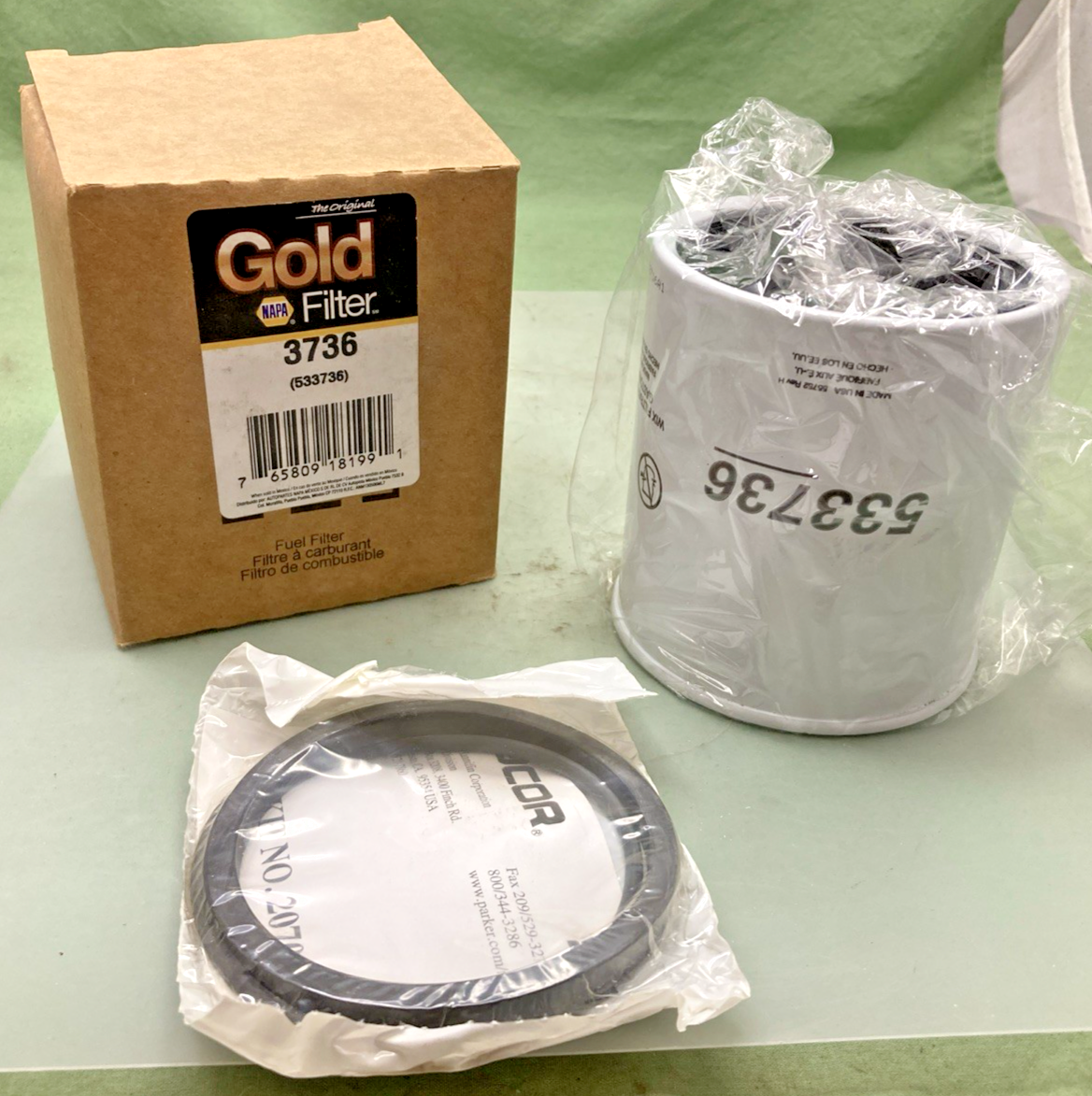 NEW GENUINE NAPA 3736 FUEL FILTER