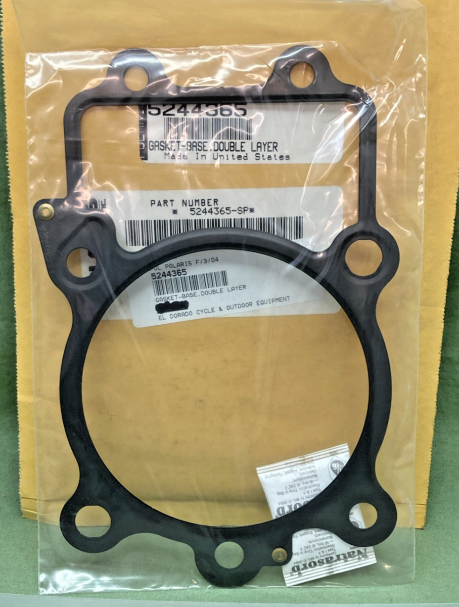 NEW GENUINE POLARIS 5244365 DOUBLE LAYER BASE GASKET