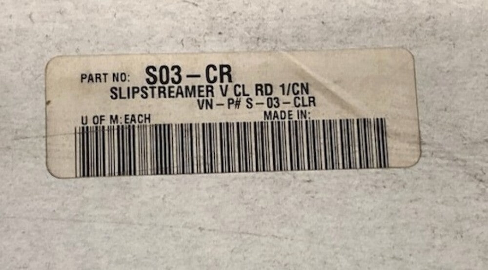 Slip Streamer S03-CR Turbo Sport Shield New Genuine