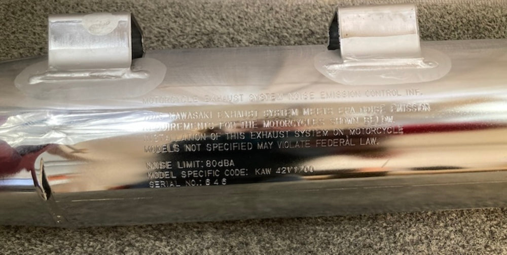 Kawasaki 18091-0955 Body Comp Muffler Lh New Genuine