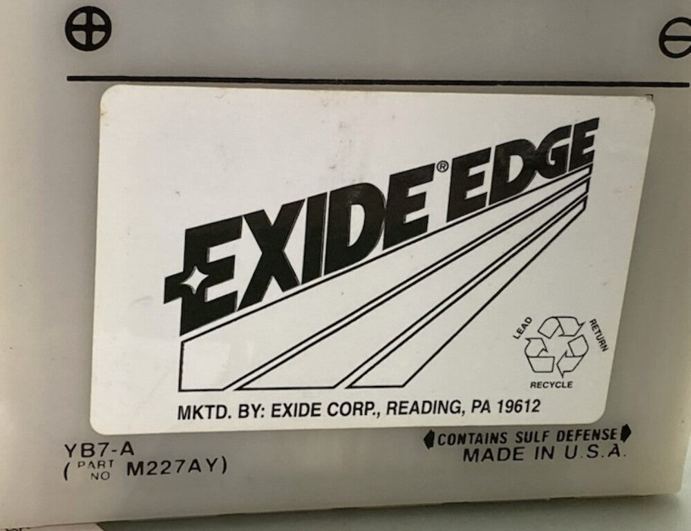 Exide Edge N327AY 7-A Dry Battery New Genuine