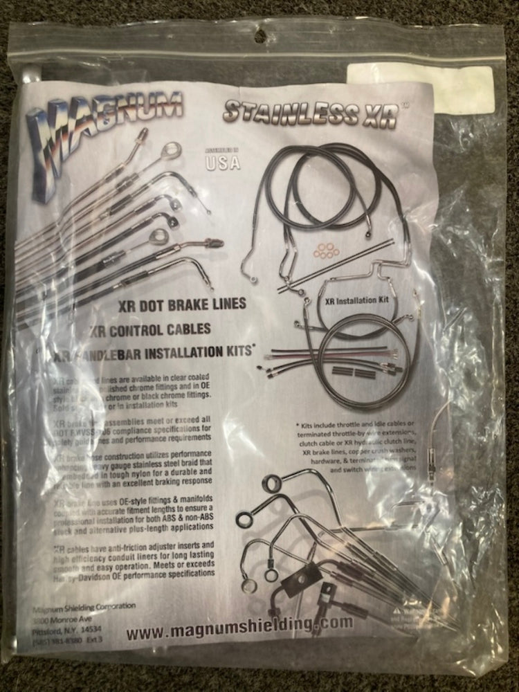 Magnum 1741-4892 Extreme Response Front Brake Line Kit New Genuine