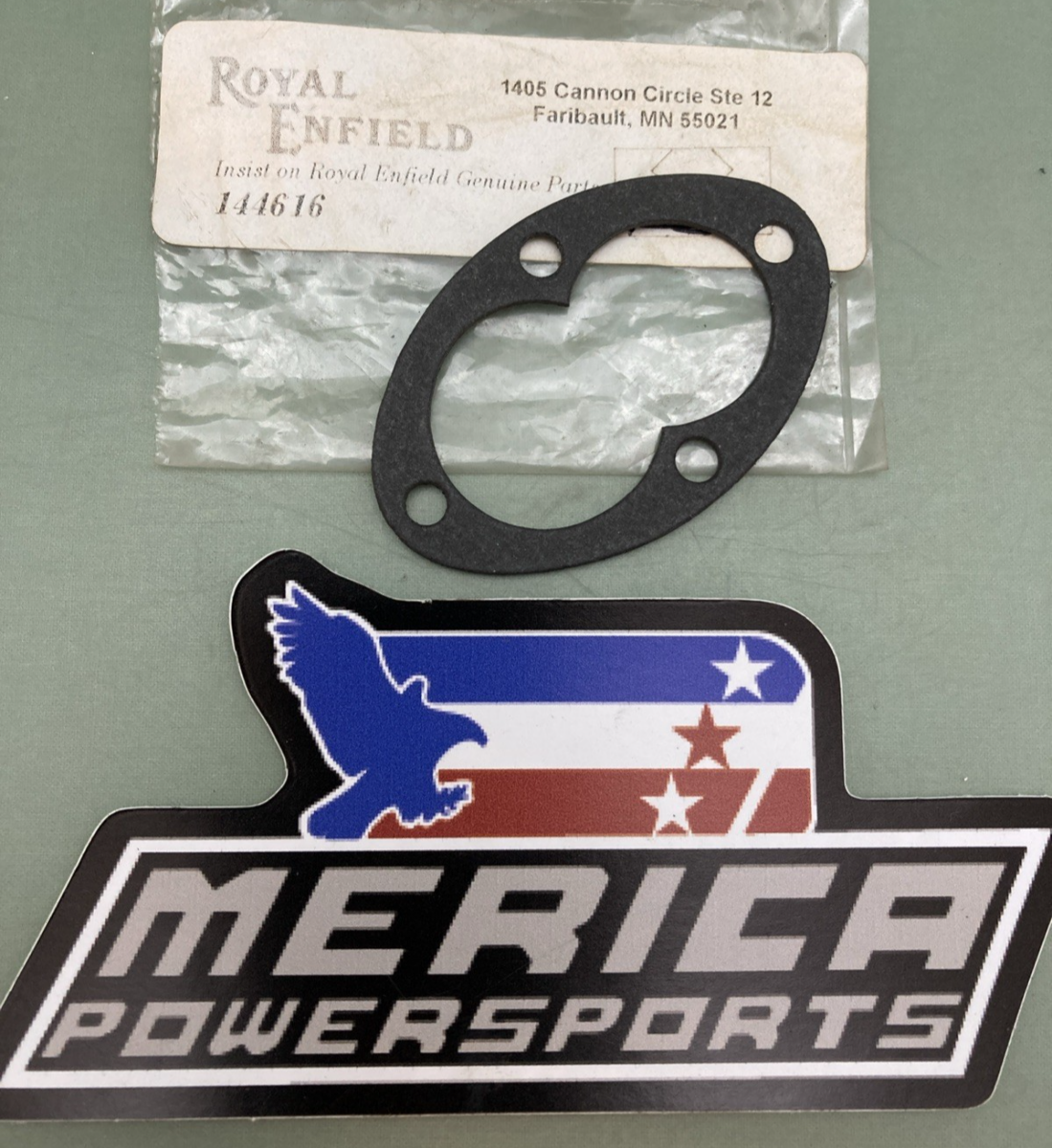 NEW GENUINE ROYAL ENFIELD 144616 OIL PUMP COVER GASKET O.P.