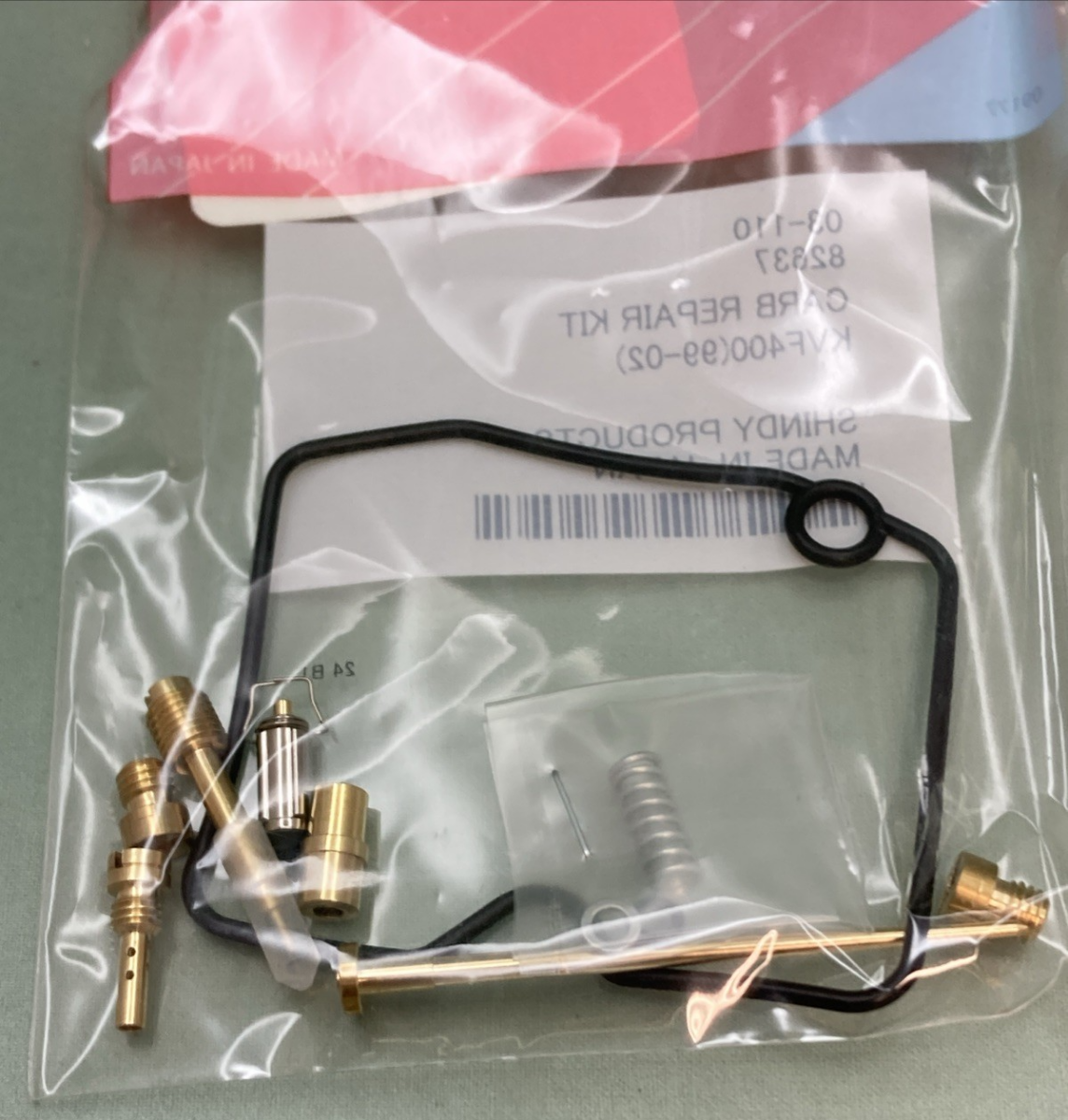 NEW GENUINE SHINDY 03-110 Carburetor Repair Kit