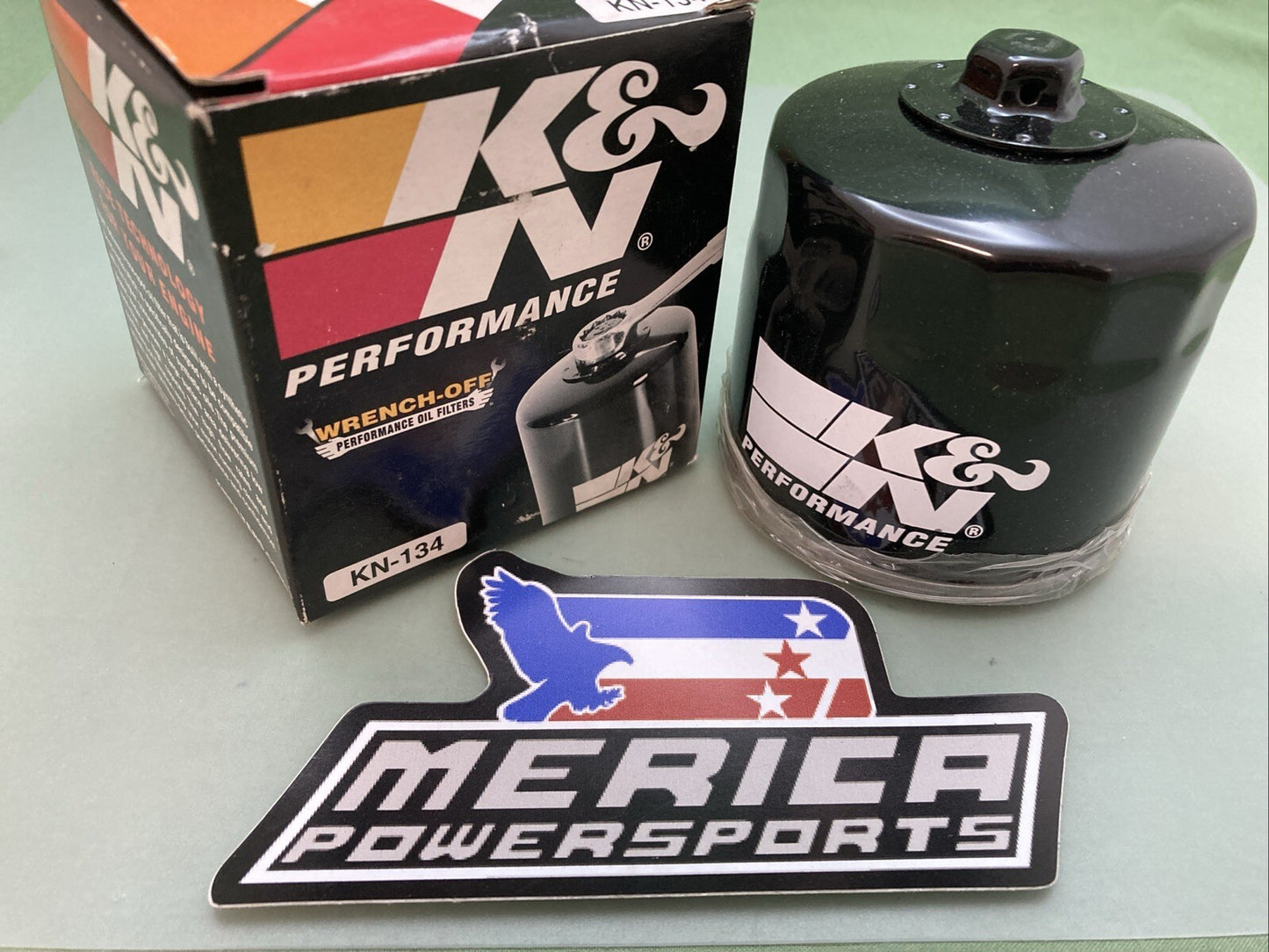 NEW K&N KN-134 WRENCH-OFF PERFORMANCE OIL FILTER BLACK