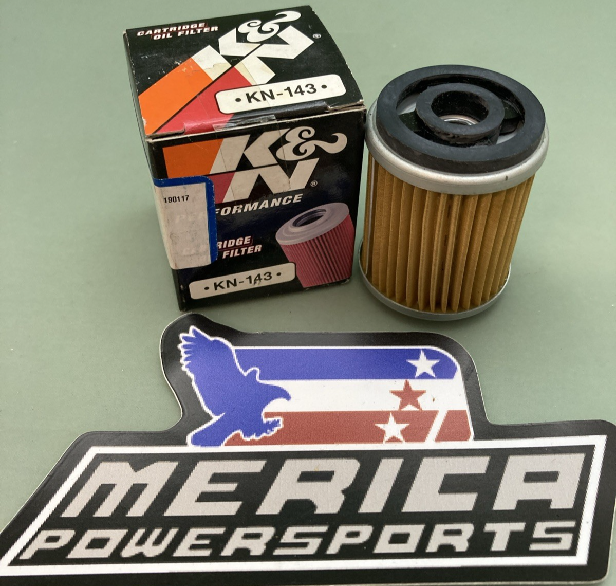 NEW GENUINE K&N KN-143 PERFORMANCE CARTRIDGE OIL FILTER