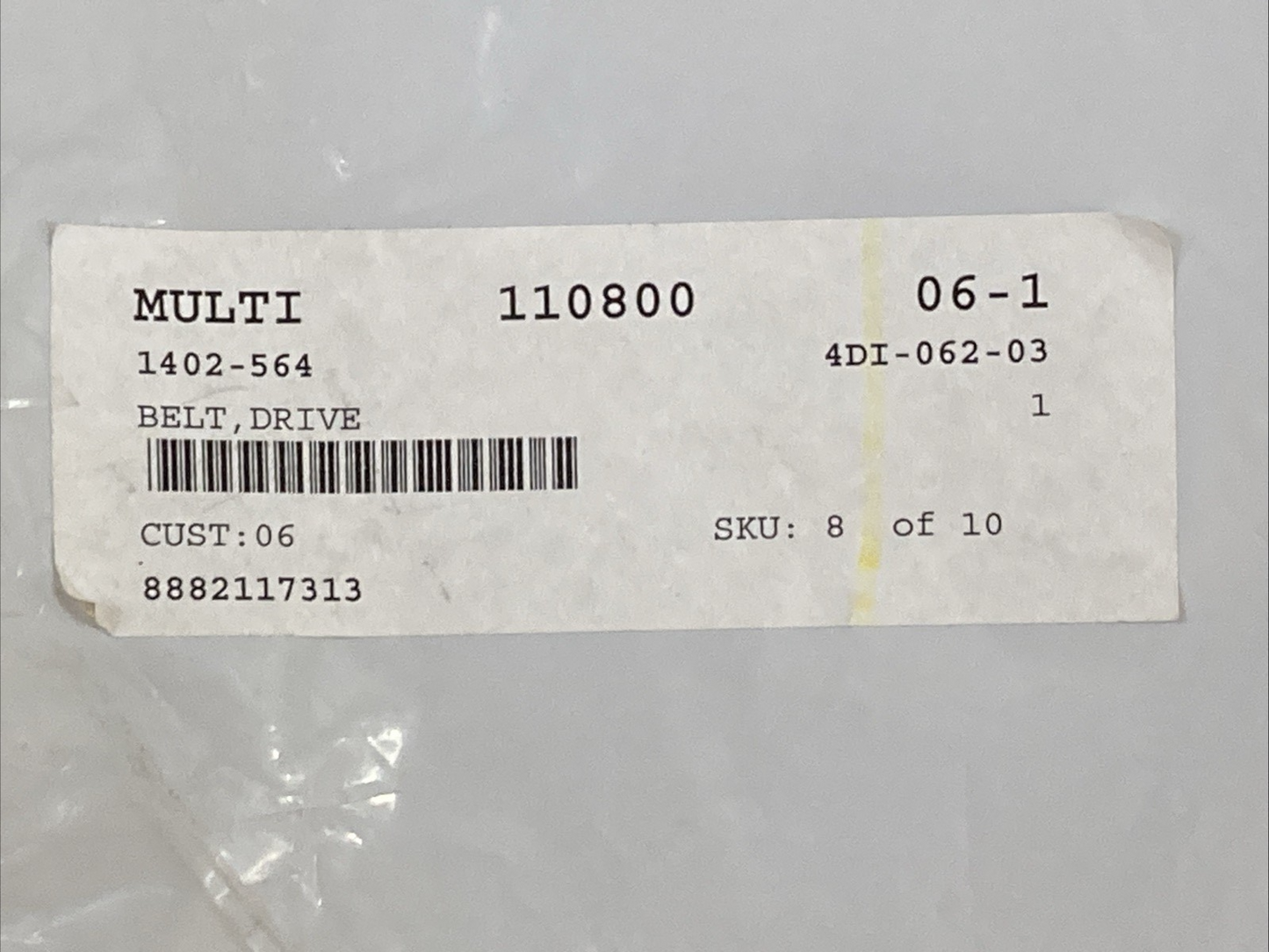 NEW GENUINE ARCTIC 1402-564 BELT, DRIVE