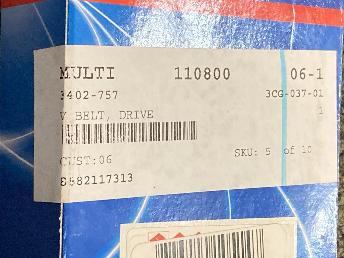 NEW GENUINE SUZUKI 3402-757 V BELT, DRIVE