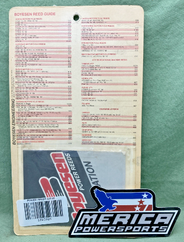 NEW GENUINE BOYESEN POWER REEDS 606 MOTORCYCLE REEDS