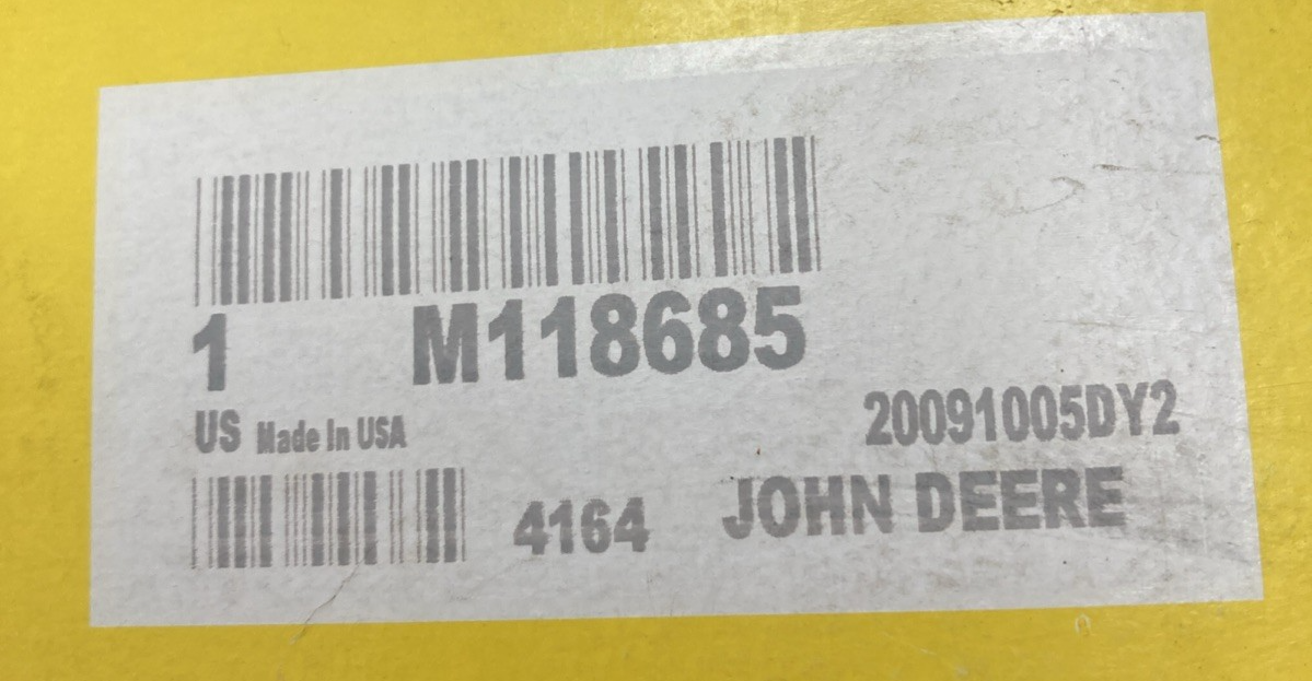 NEW GENUINE JOHN DEERE M118685 V-Belt, Effective Length 3047 mm (120 inch)