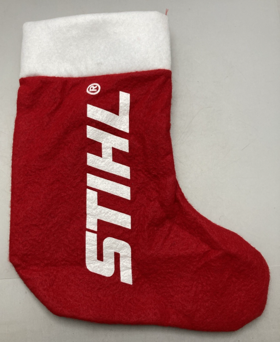 NEW GENUINE STIHL CHRISTMAS STOCKING CHAINSAW HOLIDAY COLLECTIBLE