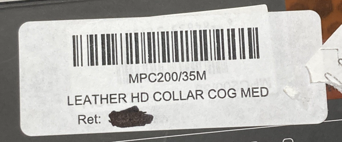 NEW GENUINE HARLEY DAVIDSON MPC200/35M PET COLLAR