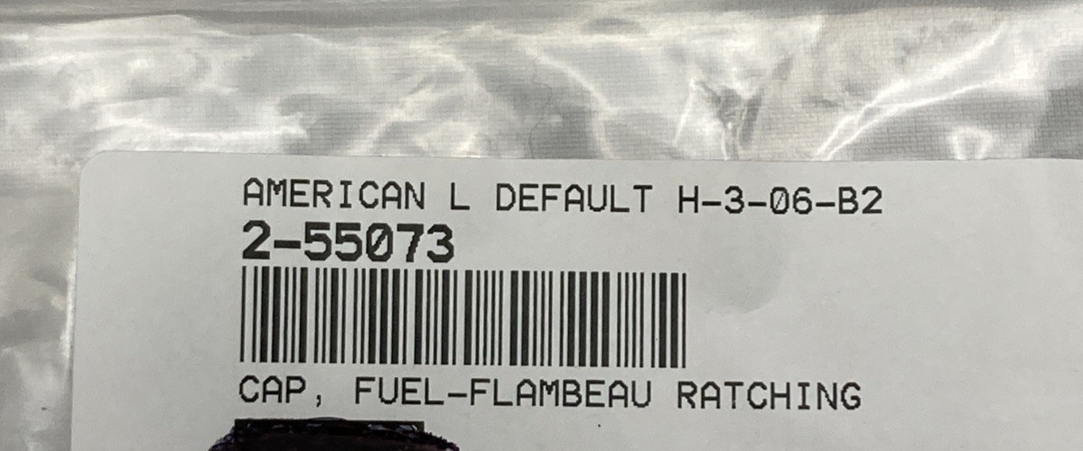 NEW GENUINE AMERICAN LANDMASTER 2-55073 Cap, Fuel - Flambeau Ratcheting
