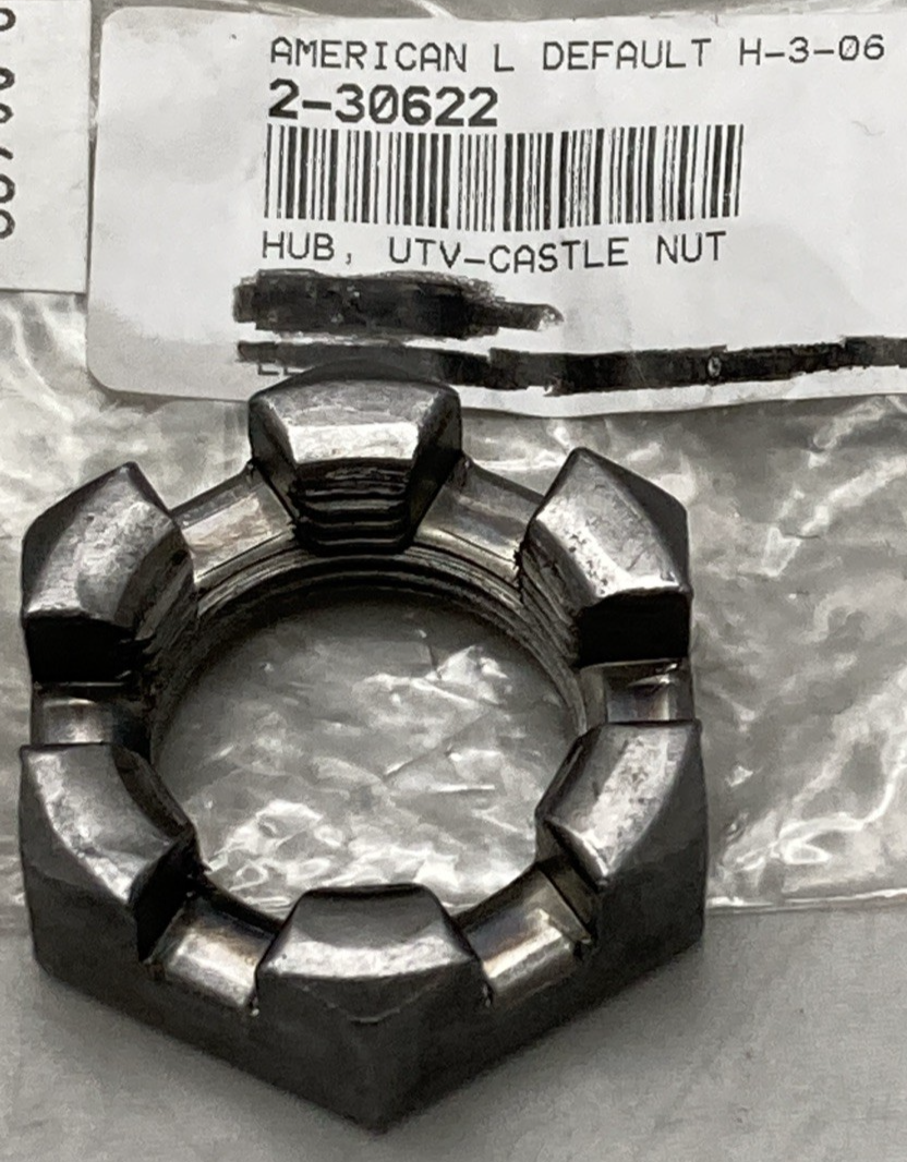 NEW GENUINE AMERICAN LANDMASTER 2-30622 Hub, UTV-Castle Nut