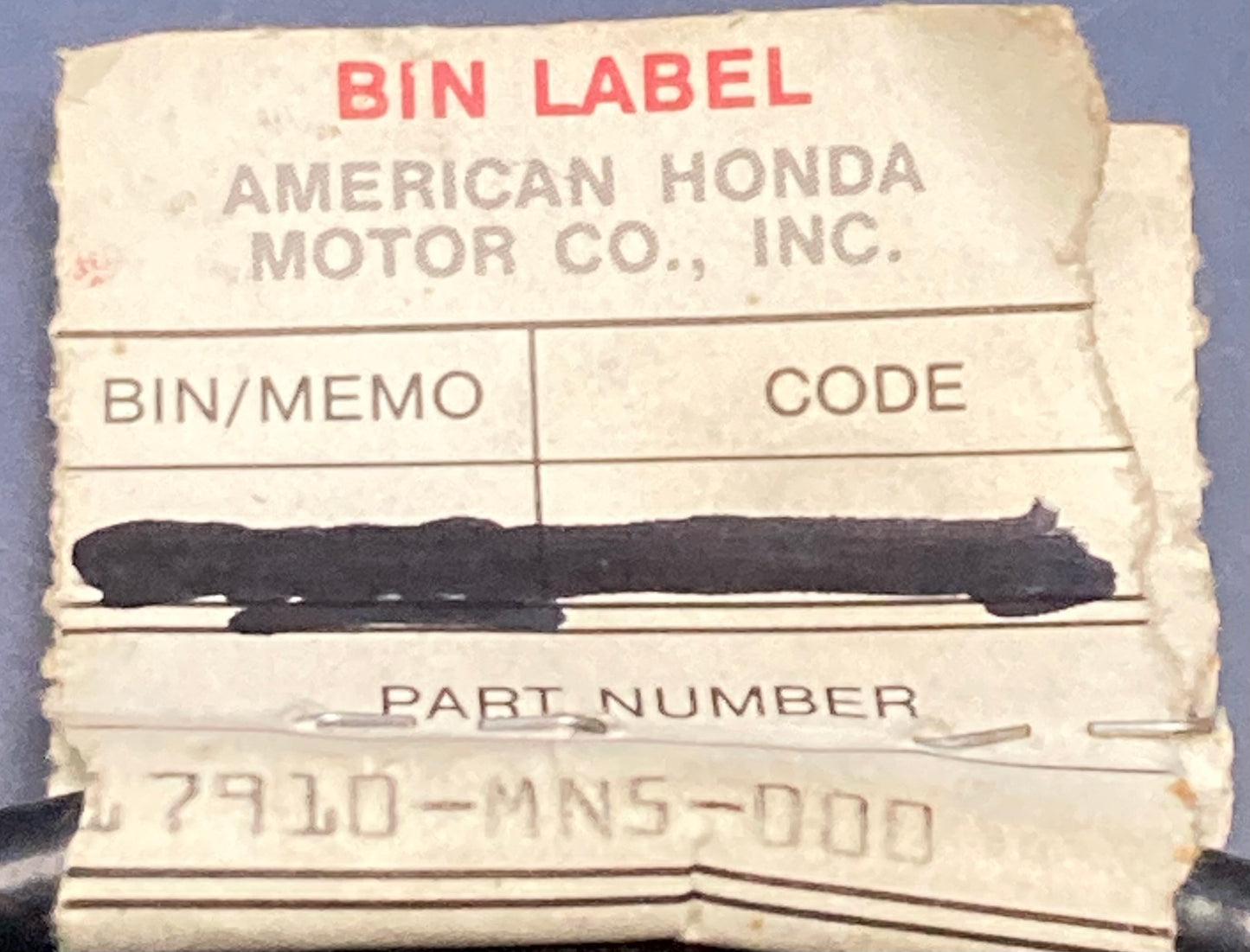 New Genuine Honda 17910-MN5-000 Throttle Cable