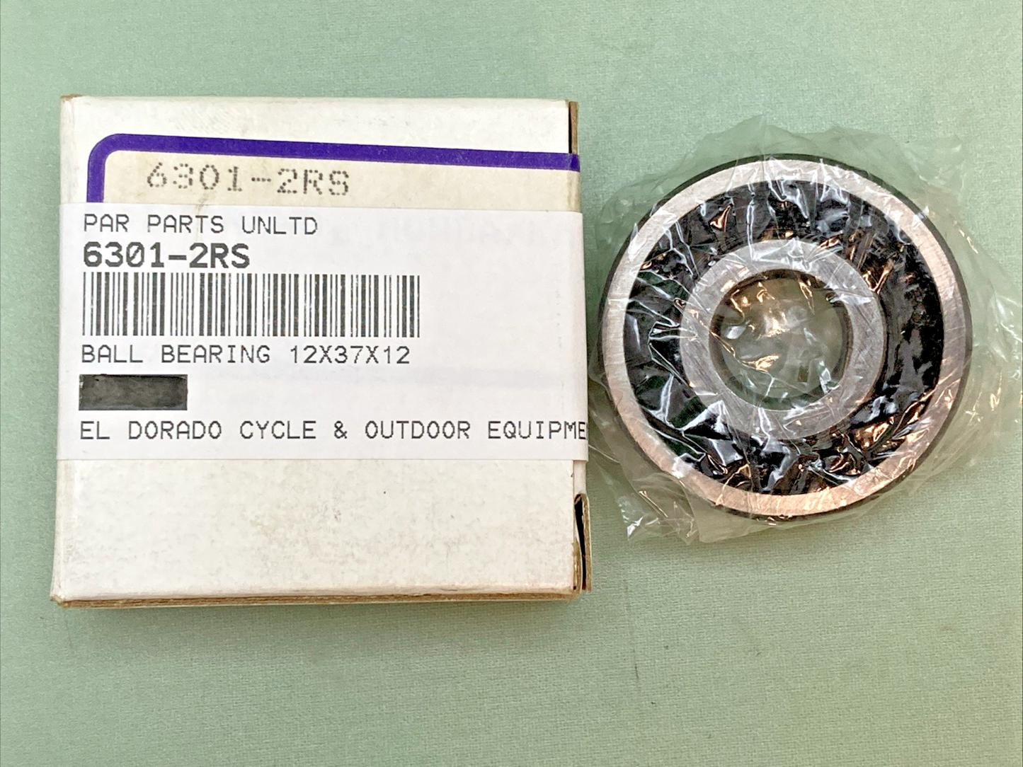 NEW GENUINE MARSHALL 6301-2RS BALL BEARING 12X37X12