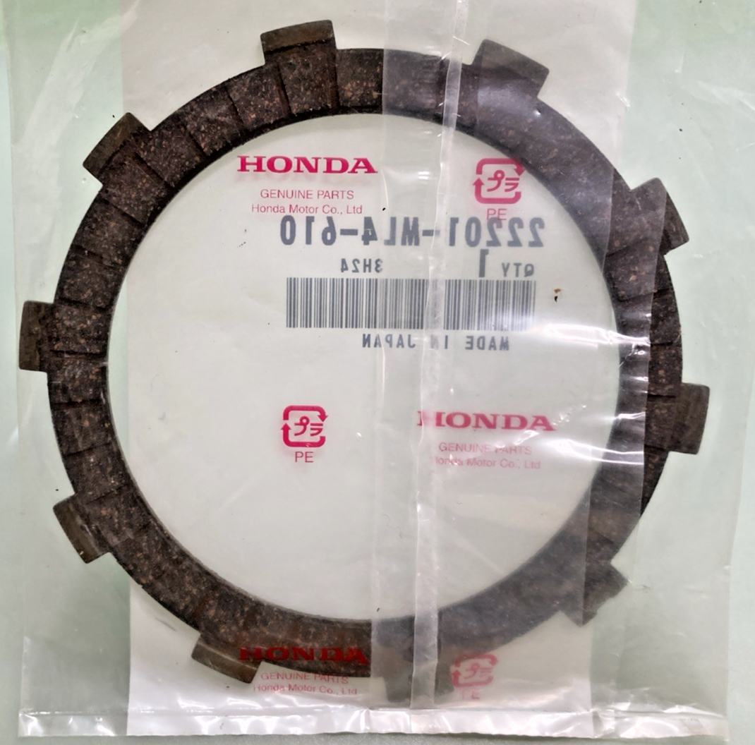 NEW GENUINE HONDA 22201-ML4-610 CLUTCH FRICTION DISK