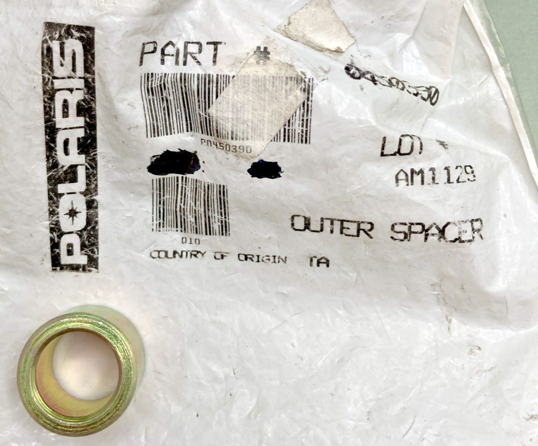 QTY 3 NEW GENUINE POLARIS 0450390 FRONT WHEEL SPACER