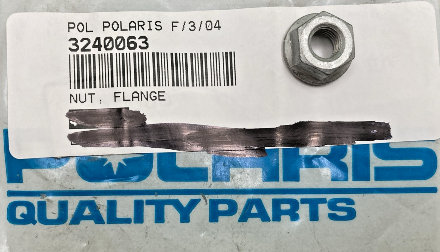 QTY 2 NEW GENUINE POLARIS 3240063 FLANGE NUT