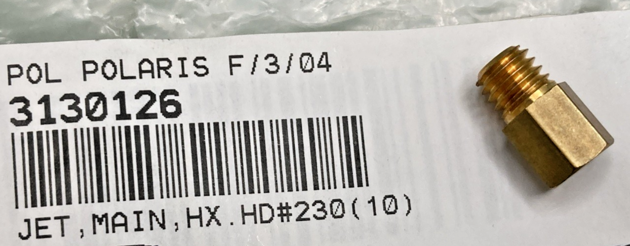 QTY 3 NEW REPLACES POLARIS 3130126 JET MAIN HX. HD #230