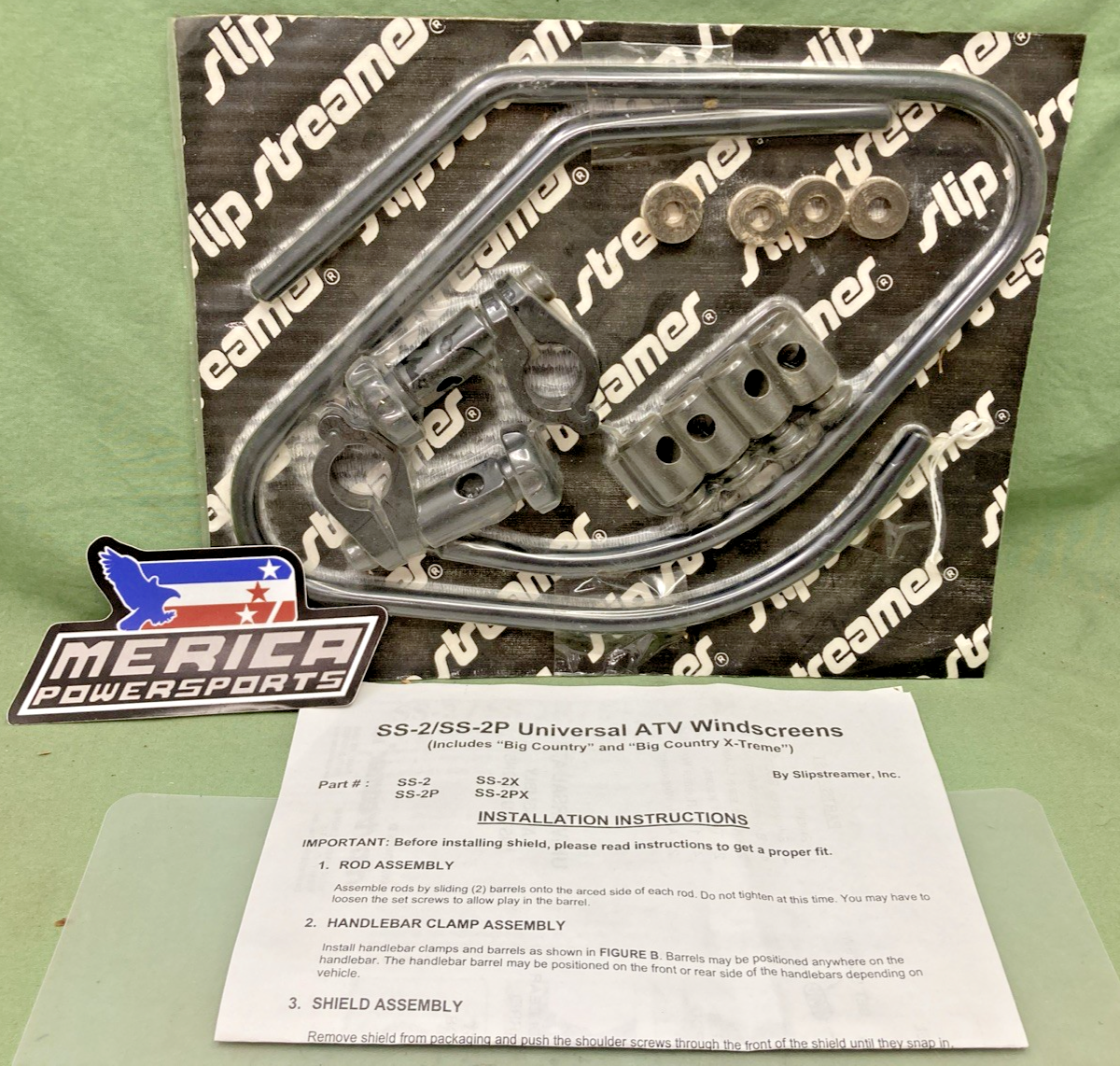 NEW GENUINE SLIPSTREAMER REPLACEMENT WINSHIELD MOUNT HARDWARE KIT SS-2/SS-2P