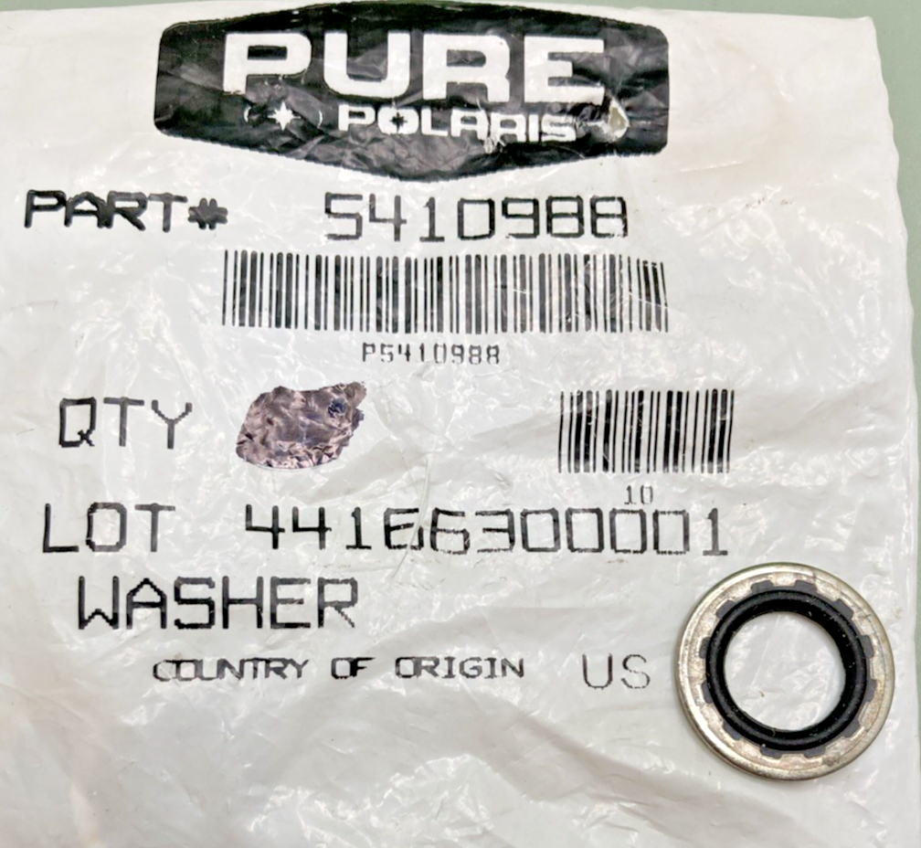 NEW GENUINE POLARIS 5410988 BRAKE WASHER SEAL